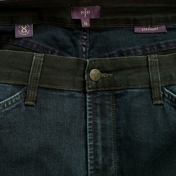 💟HP💟  NYDJ Meryl tuxedo stripe jeans - Picture 2 of 6